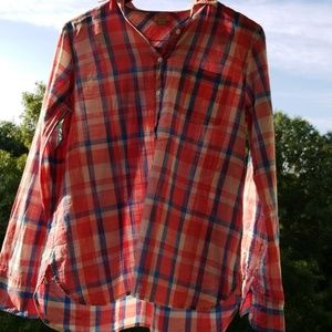JCrew Half Button Down